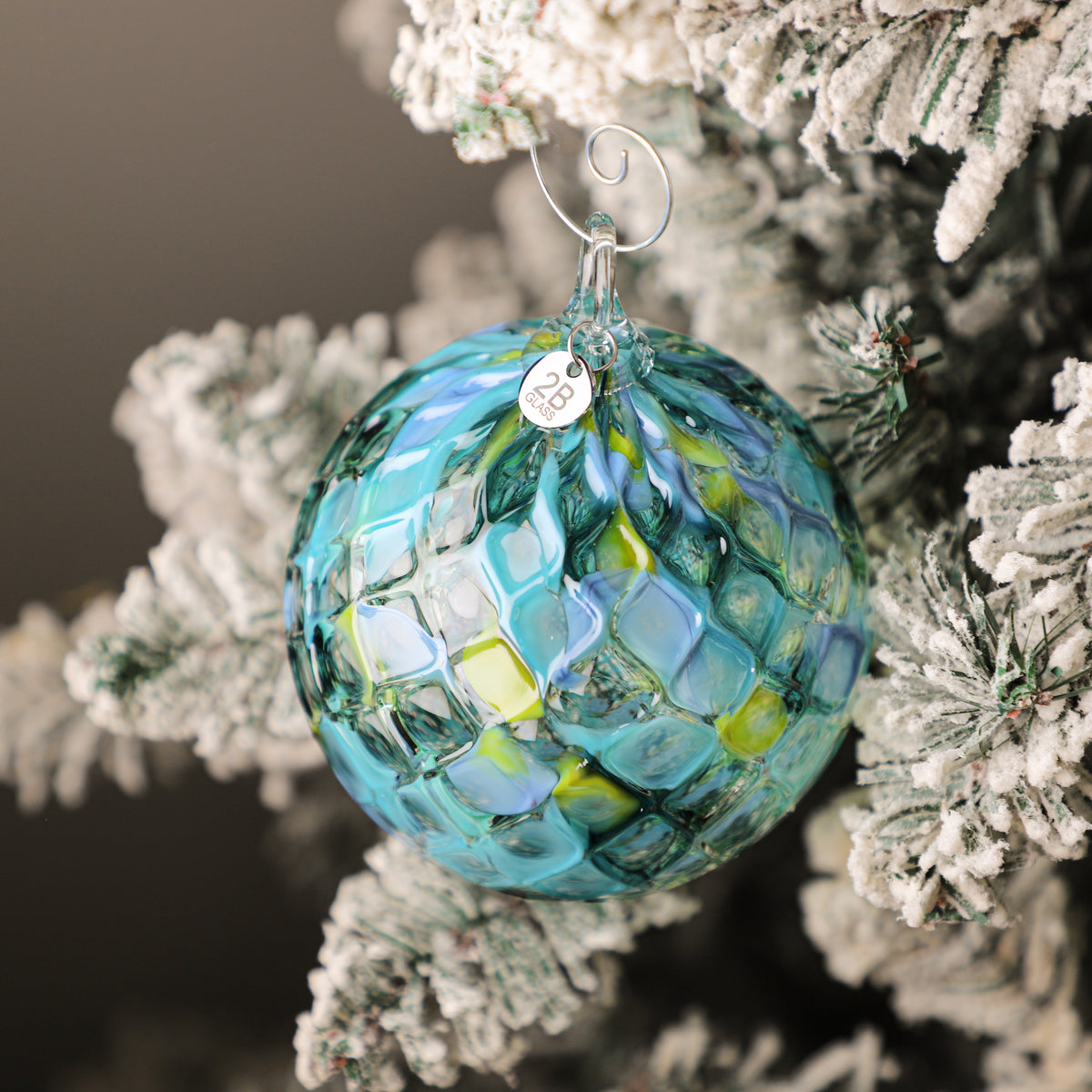 Secret Santa Handblown Glass Ornament