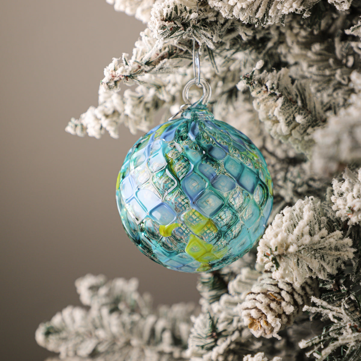 Secret Santa Handblown Glass Ornament