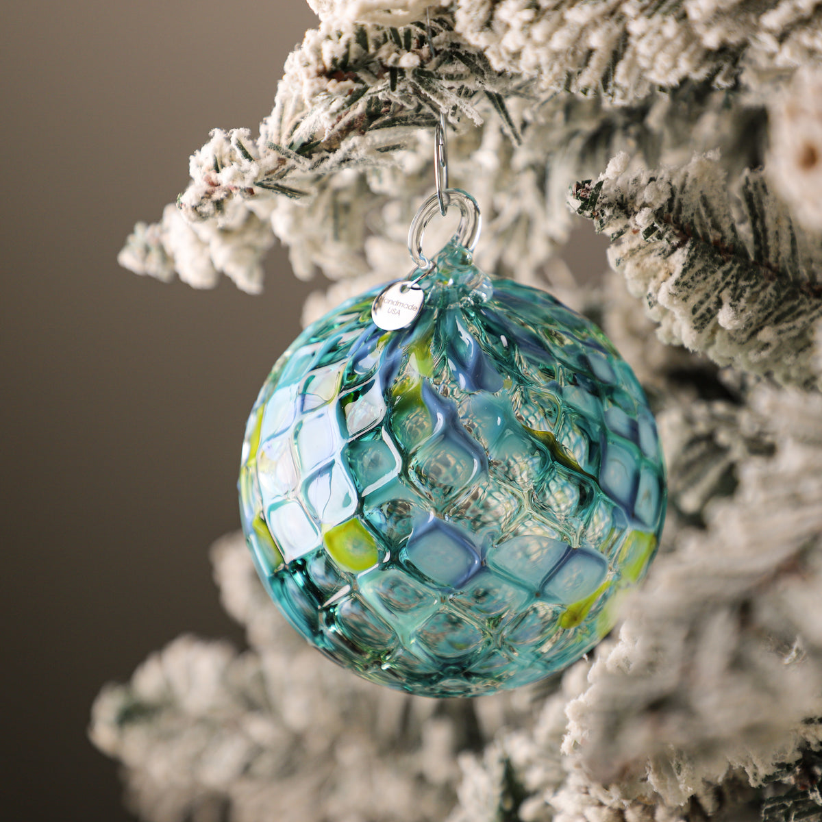 Secret Santa Handblown Glass Ornament