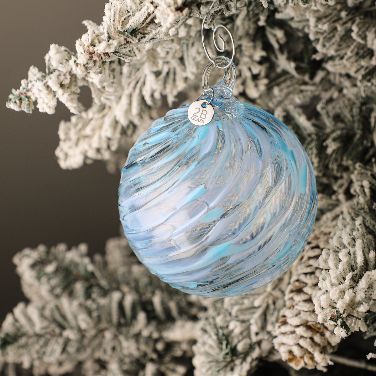 The First Snow Handblown Glass Ornament