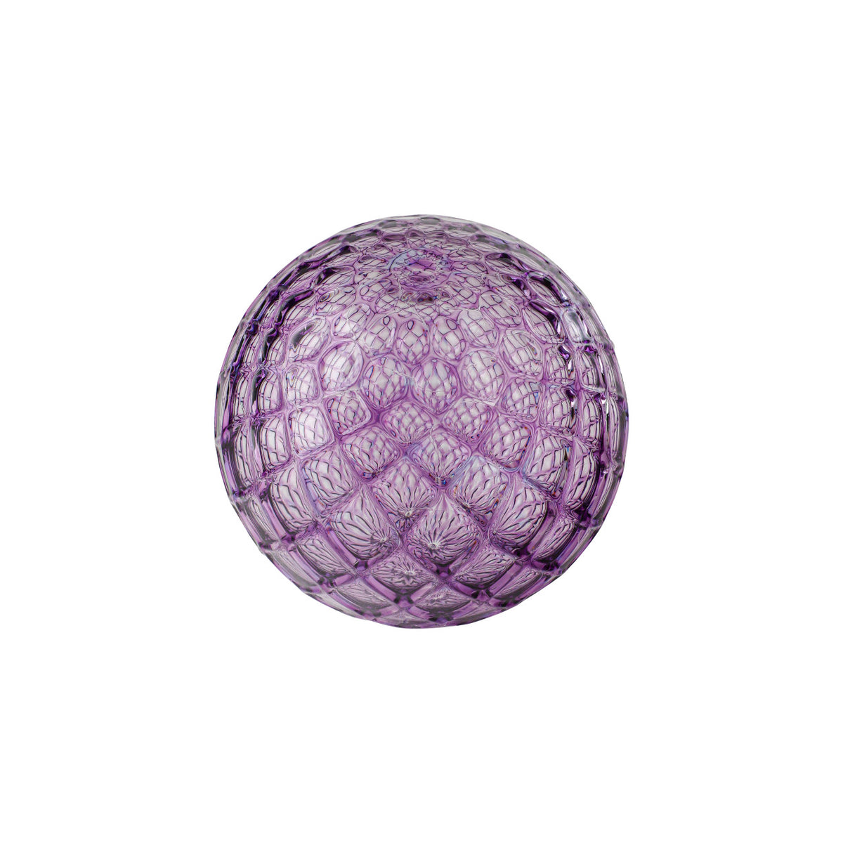 February Birthstone Handblown Glass Ornament