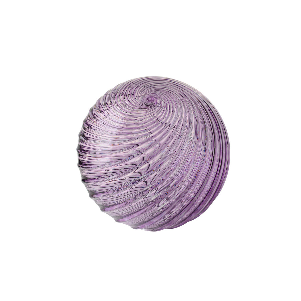 February Birthstone Handblown Glass Ornament