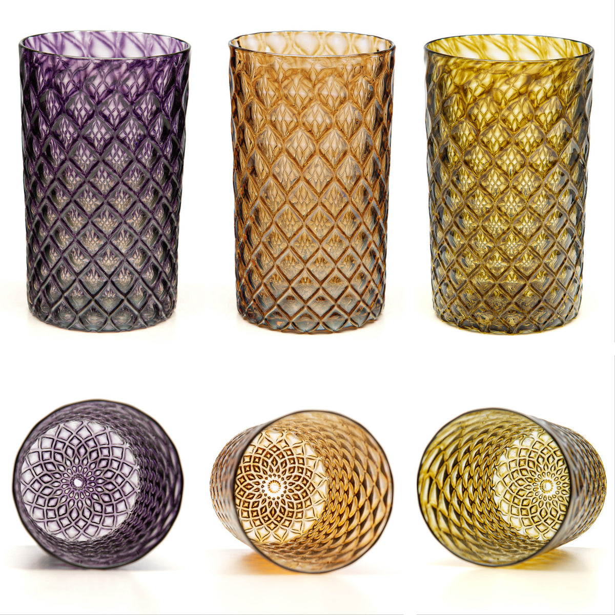 Florence Mandala Glass Set