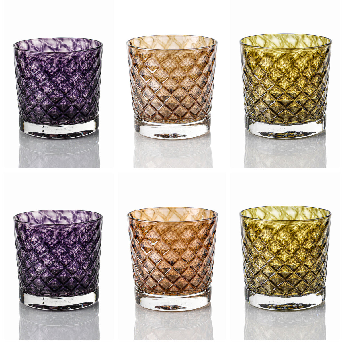 Light Brown Sugar Mindala Glass
