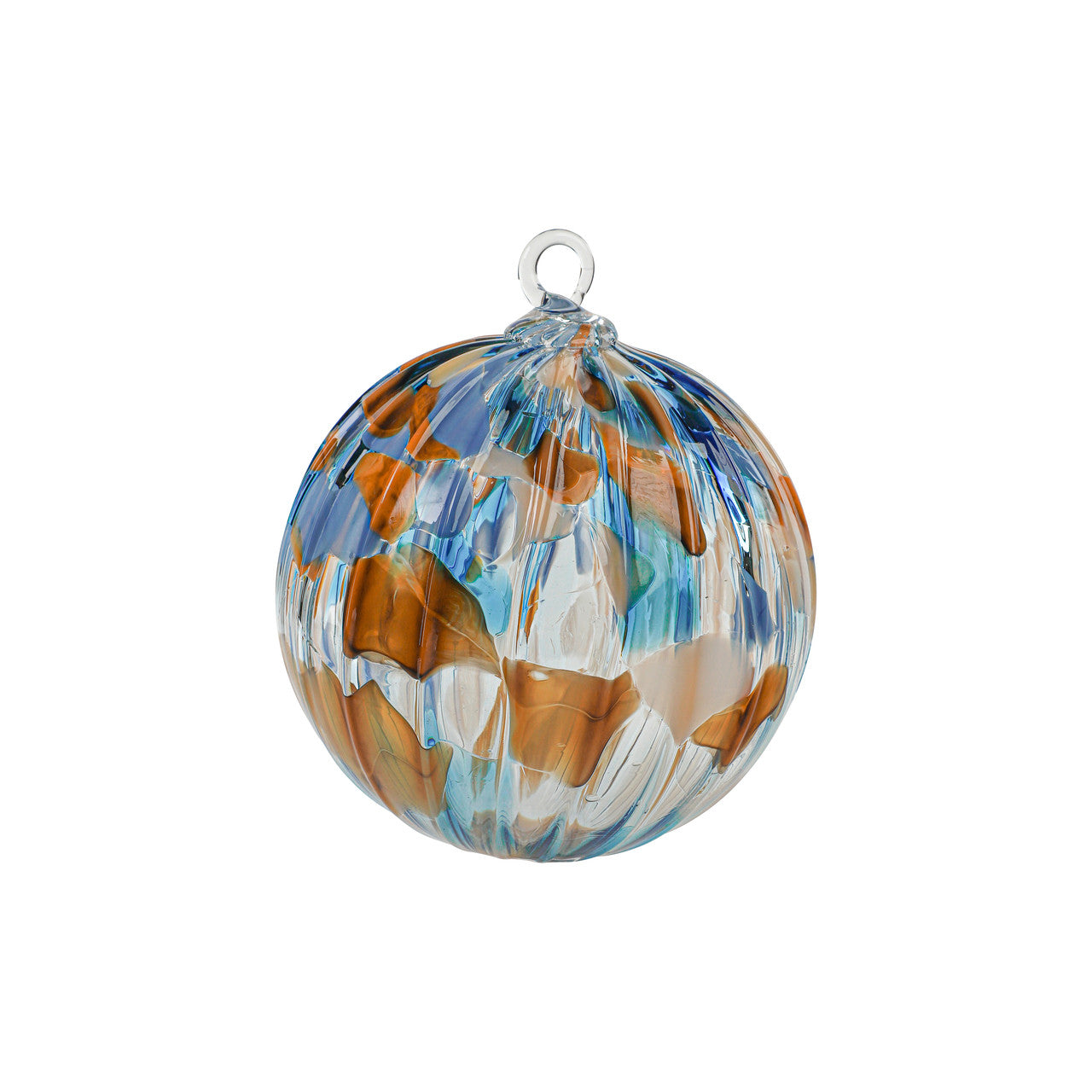 Orangevale Set of Six Handblown Glass Ornaments