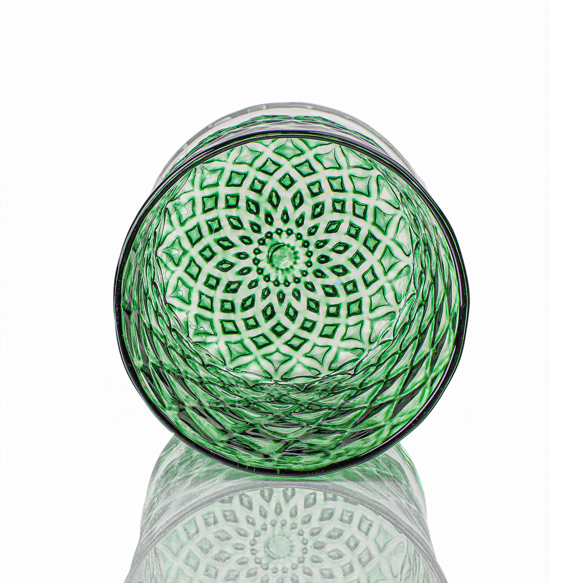 Emerald Mindala Glass