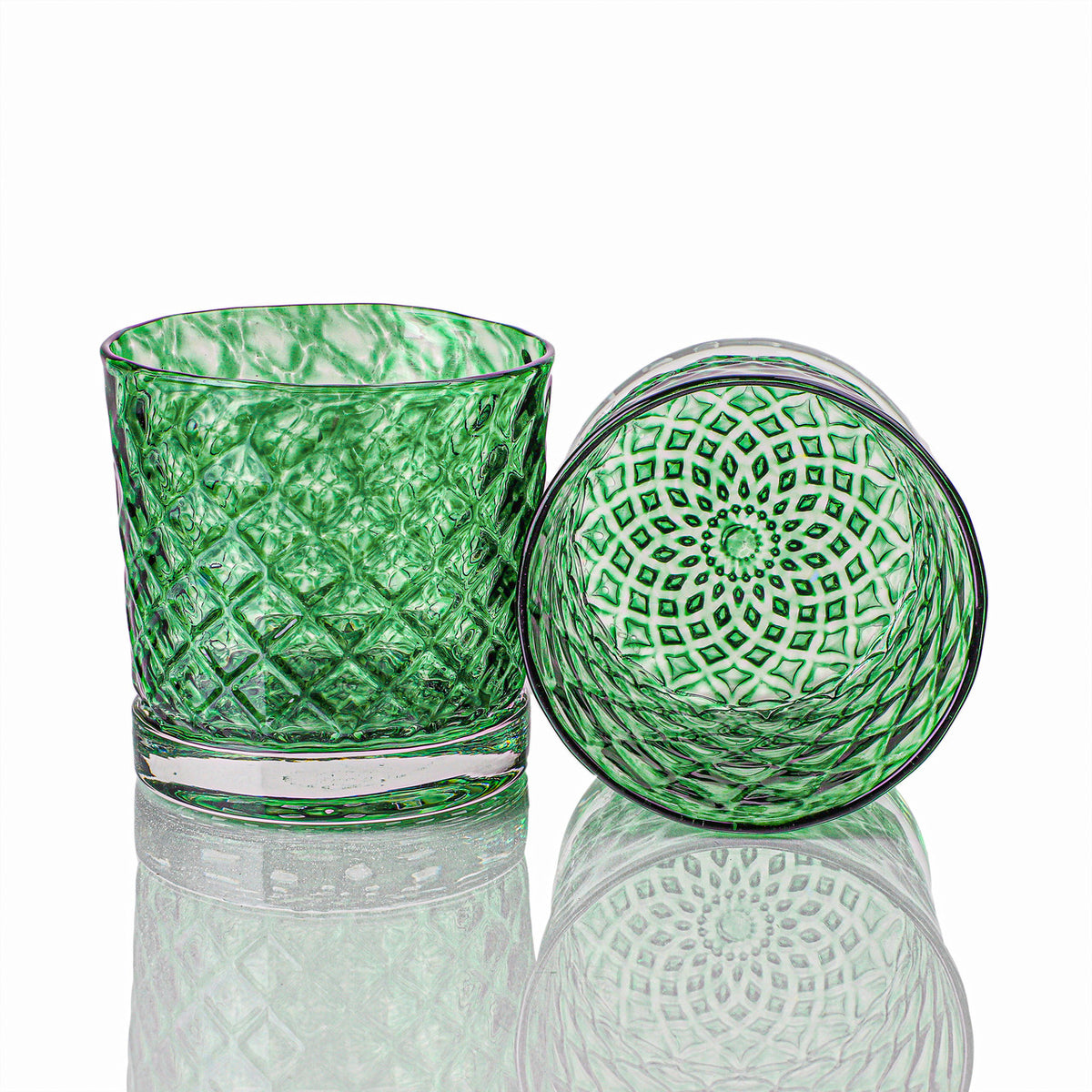 Emerald Mindala Glass