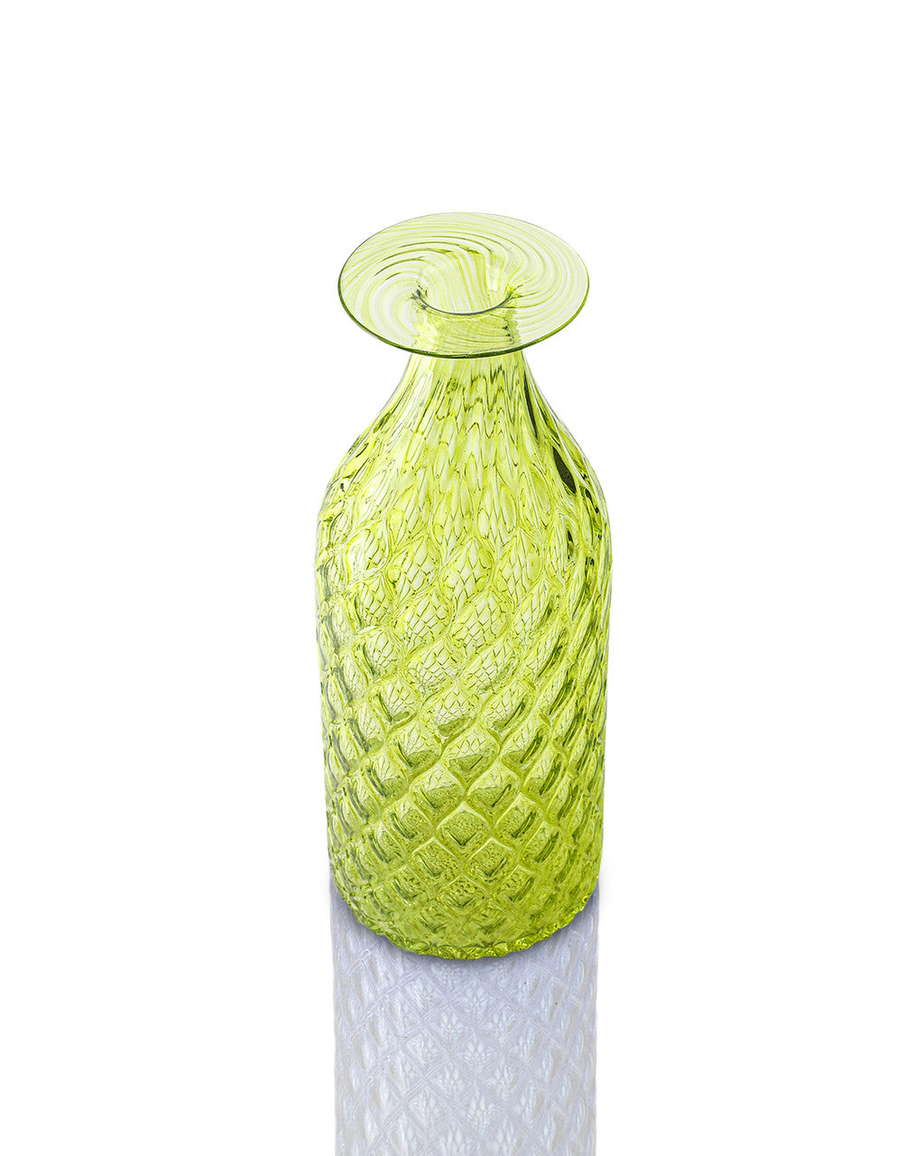 Lime Diamond Cut Bottle