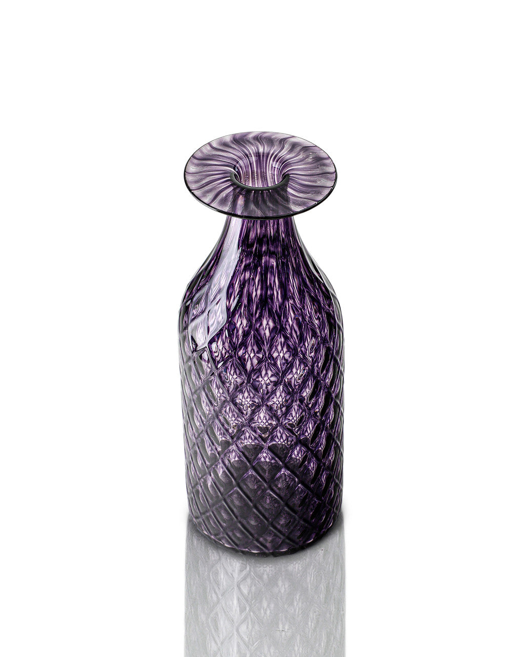 Indigo Diamond Cut Bottle