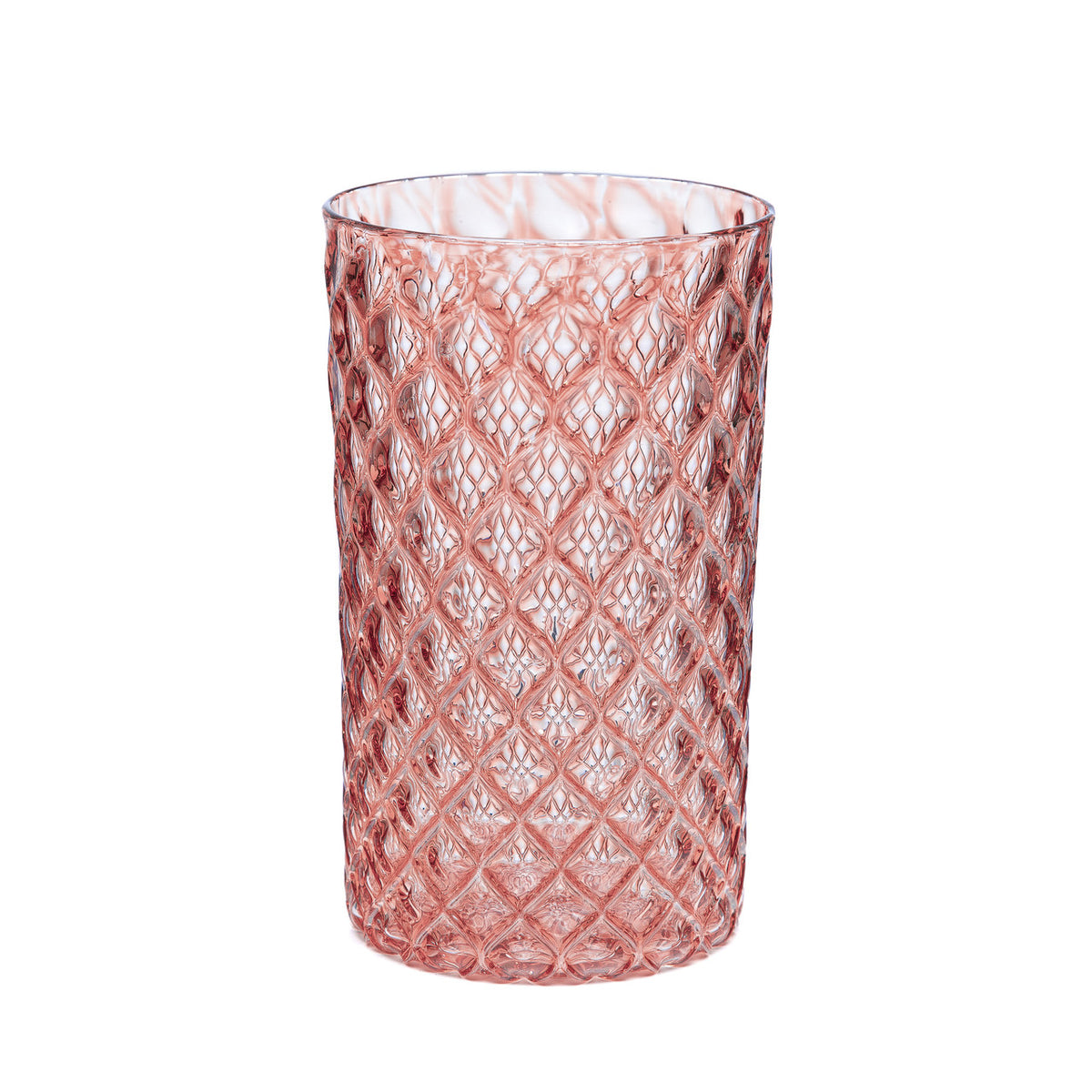 Grapefruit Mandala Glass