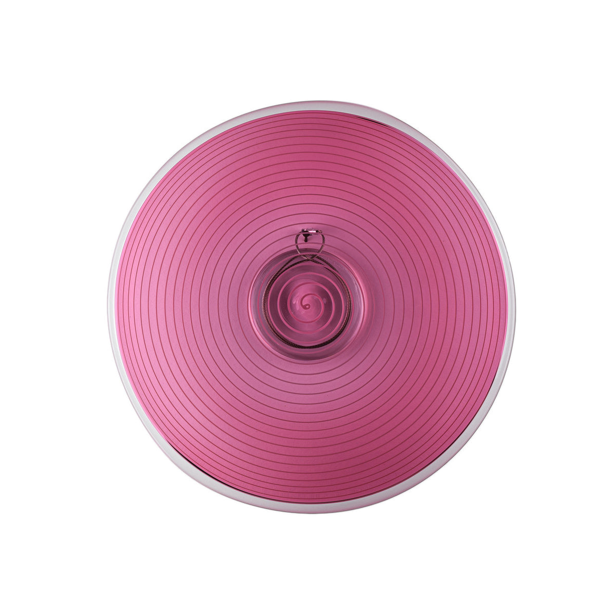 Fuchsia Spiral Rondel