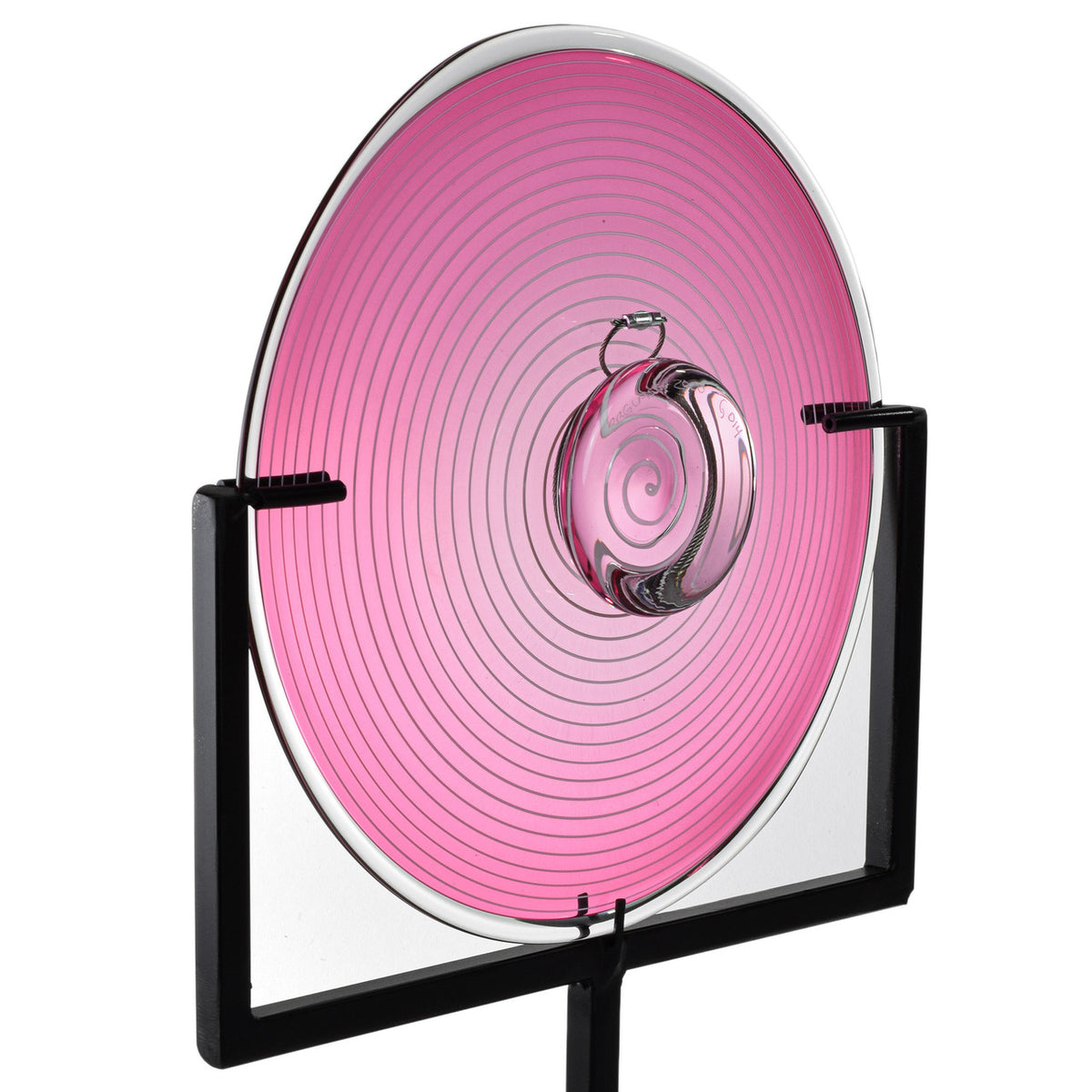 Fuchsia Spiral Rondel