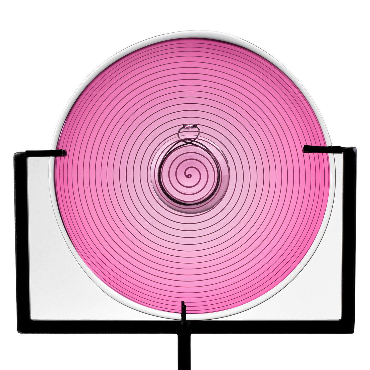 Fuchsia Spiral Rondel
