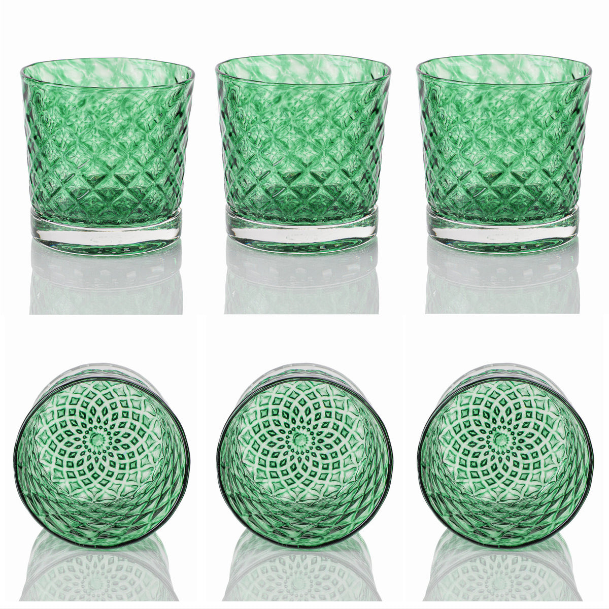 Emerald Mindala Glass