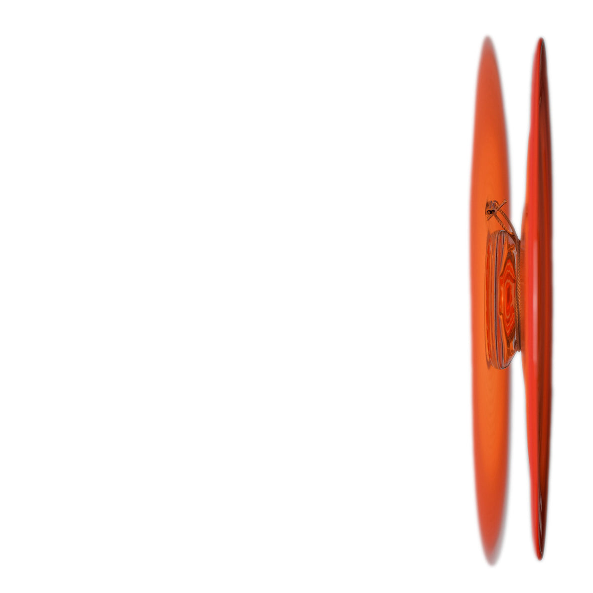 Torch Orange Spiral Rondel