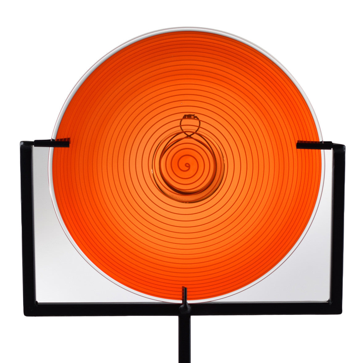 Torch Orange Spiral Rondel