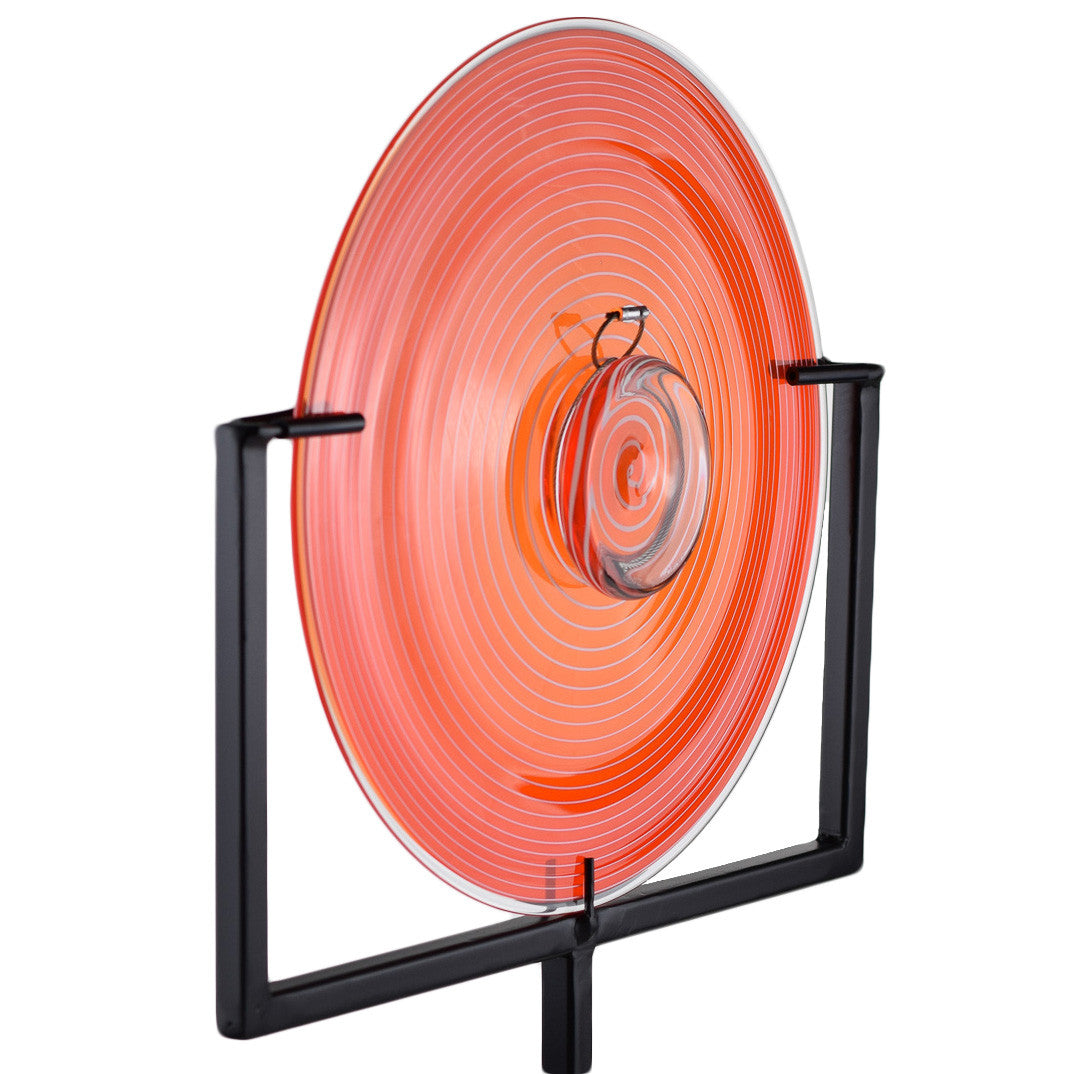Torch Orange Spiral Rondel