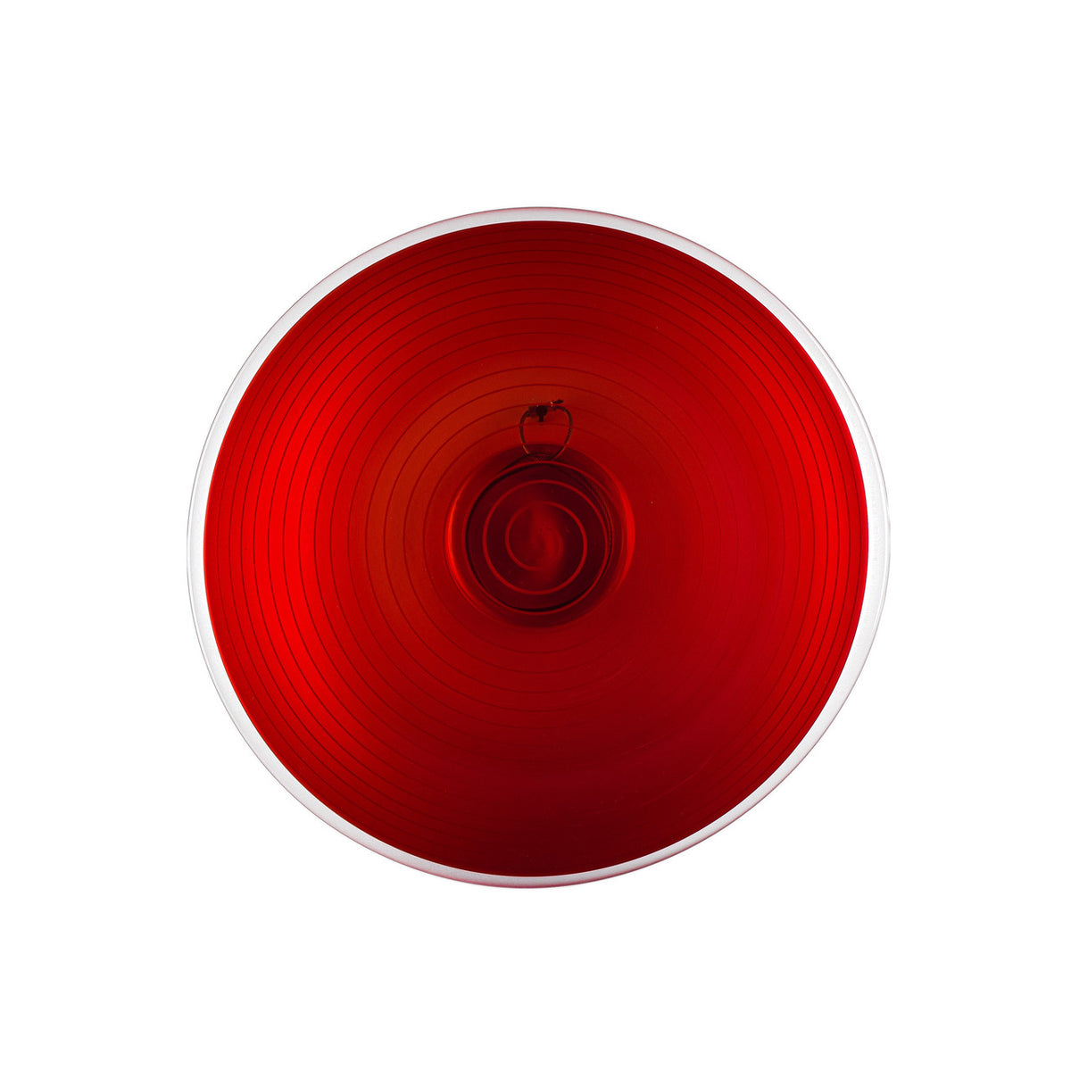 Scarlet Red Spiral Rondel
