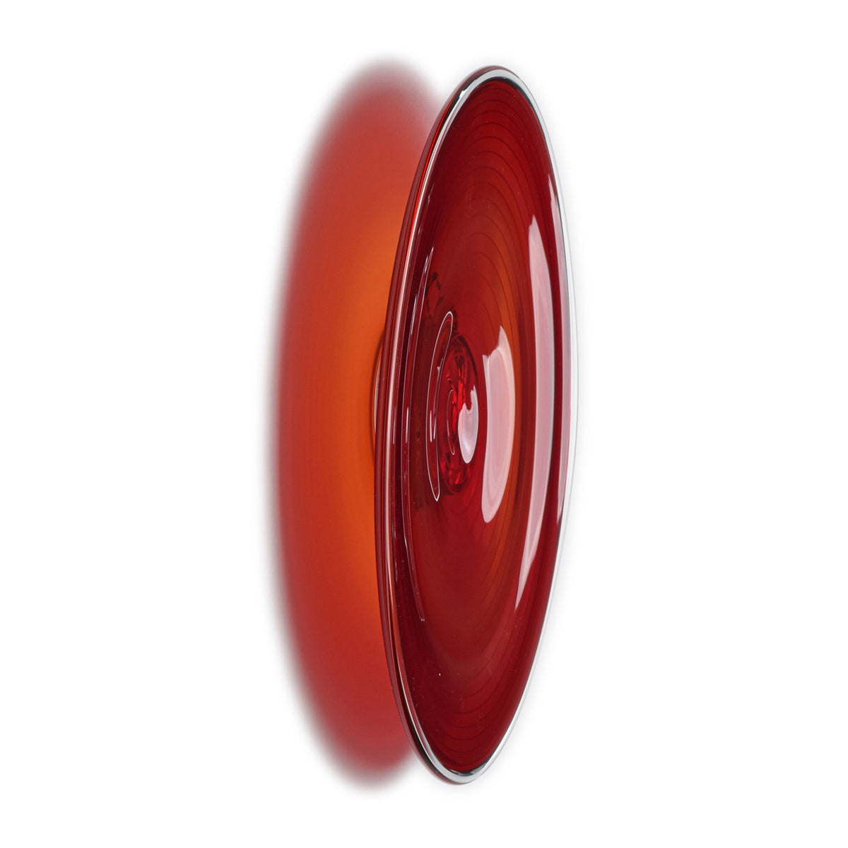 Scarlet Red Spiral Rondel