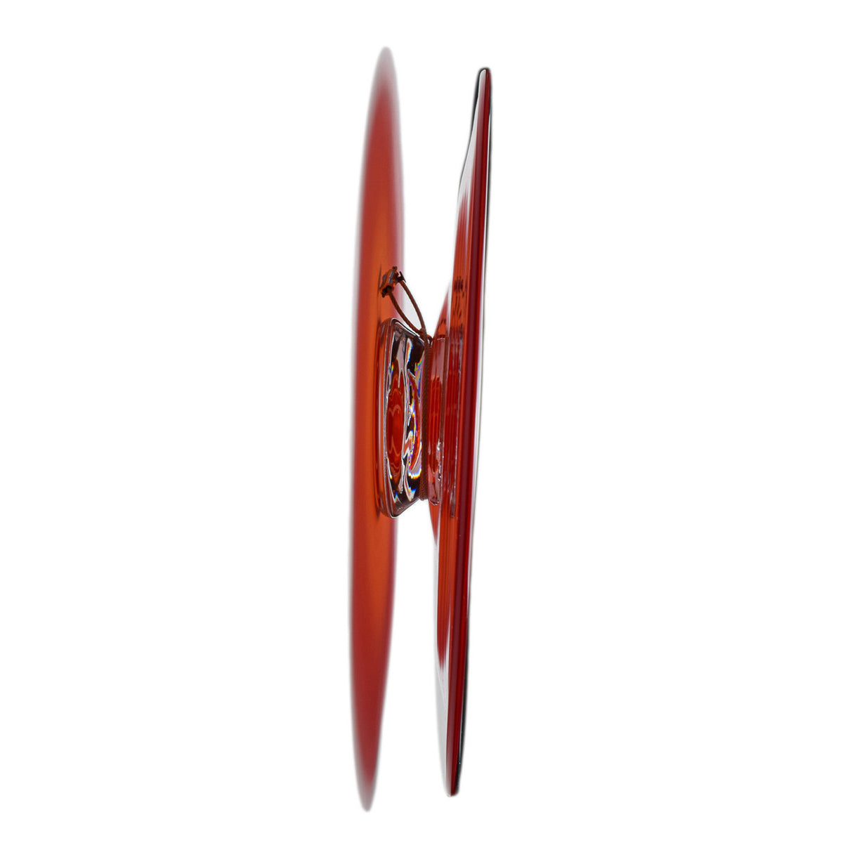 Scarlet Red Spiral Rondel