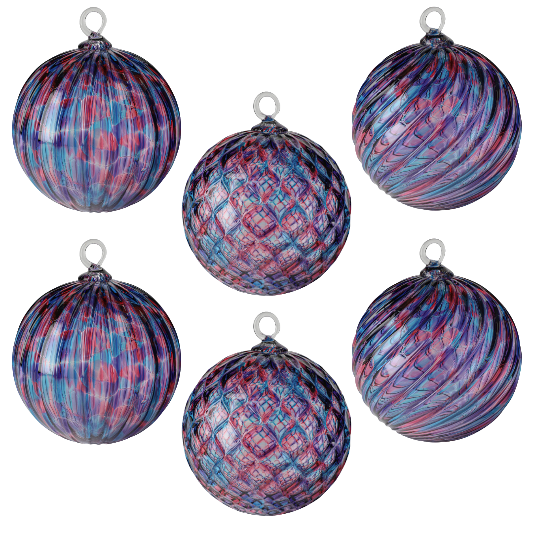 Galactic Handblown Glass Ornament