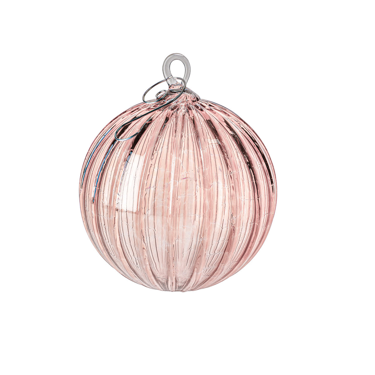 Pink Lemonade Handblown Glass Ornament