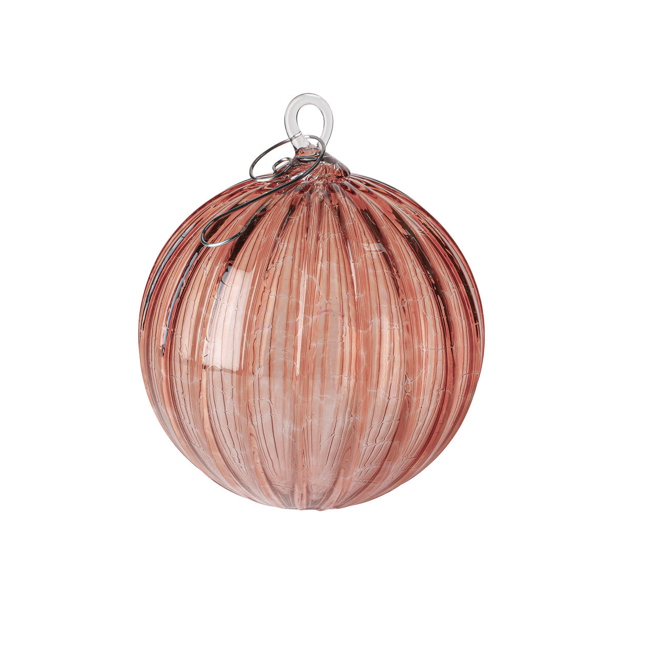 Grapefruit Set of 6 Mixed Handblown Glass Ornaments