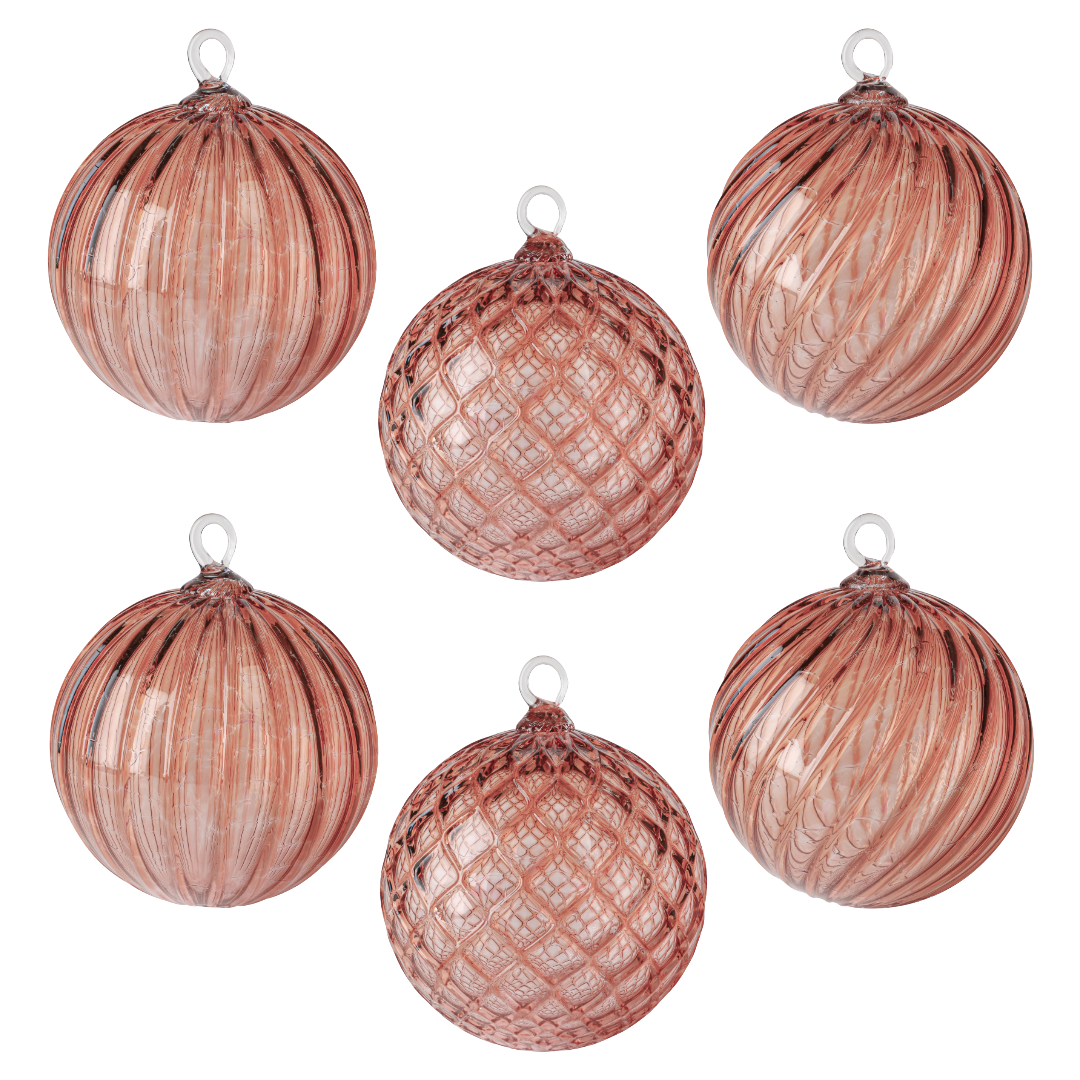 Grapefruit Handblown Glass Ornament