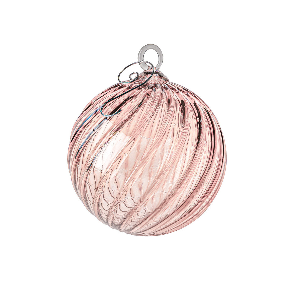 Pink Lemonade Handblown Glass Ornament
