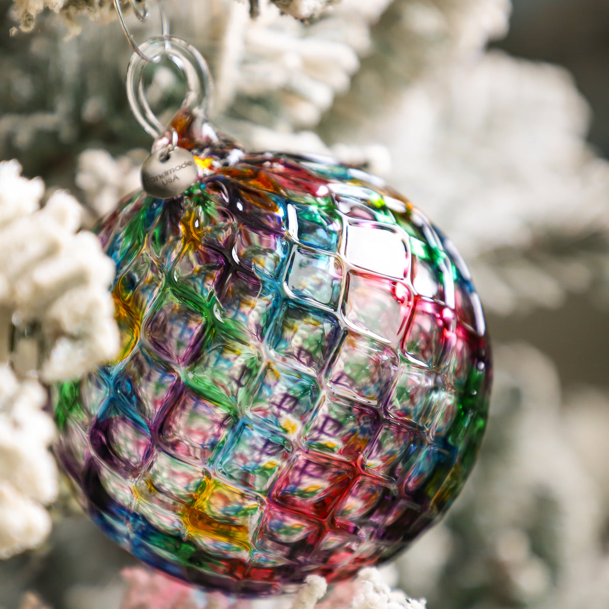 Holiday Magic Handblown Glass Ornament