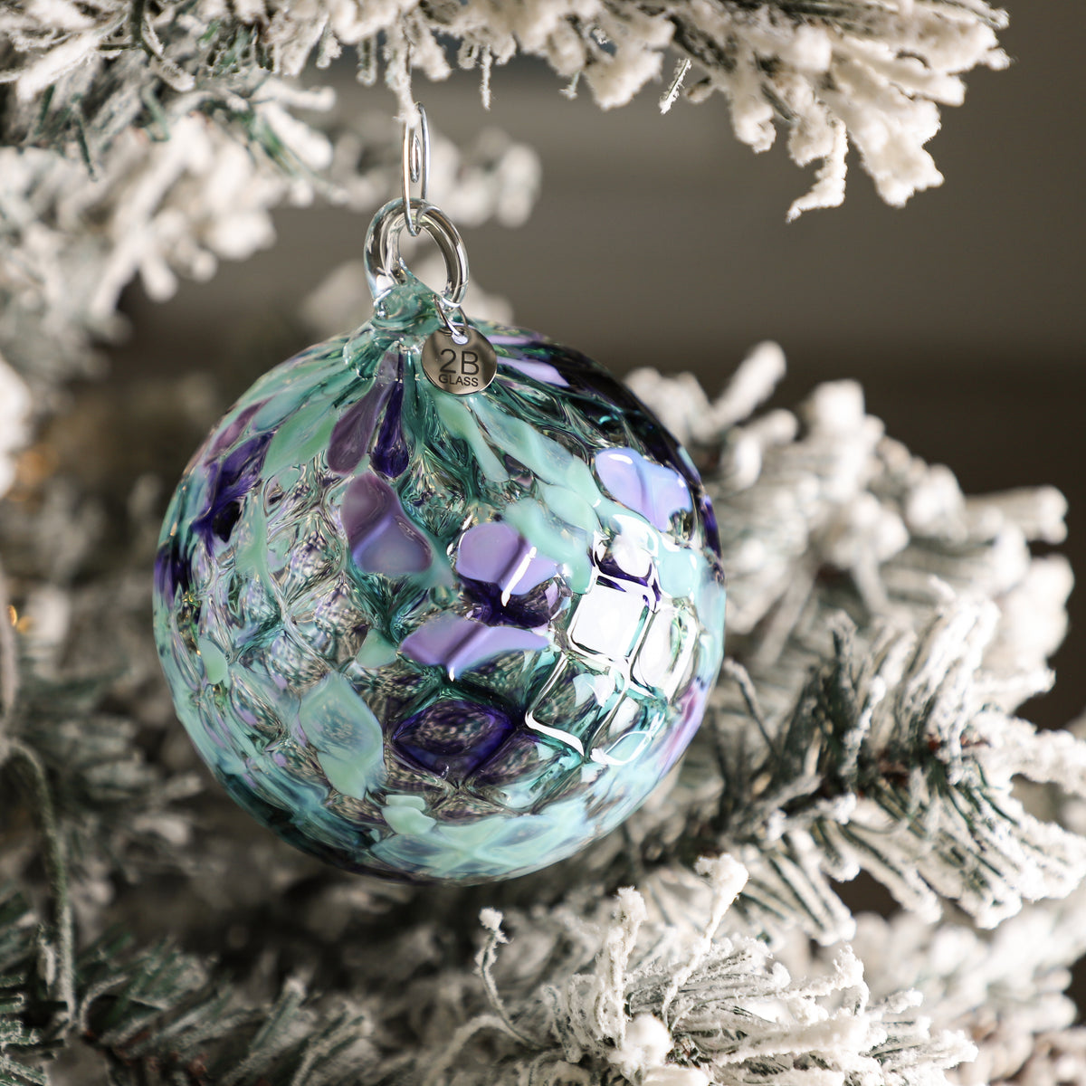 Holiday Soirée Handblown Glass Ornament