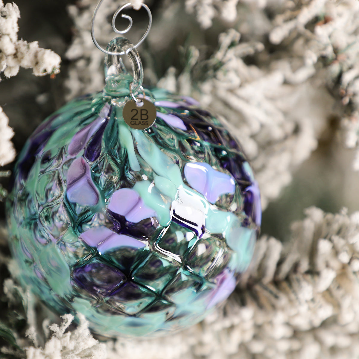 Holiday Soirée Handblown Glass Ornament