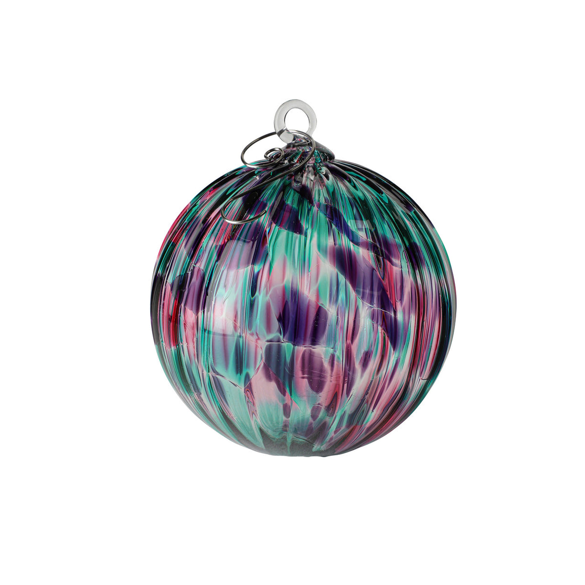 Holiday Sweater Handblown Glass Ornament