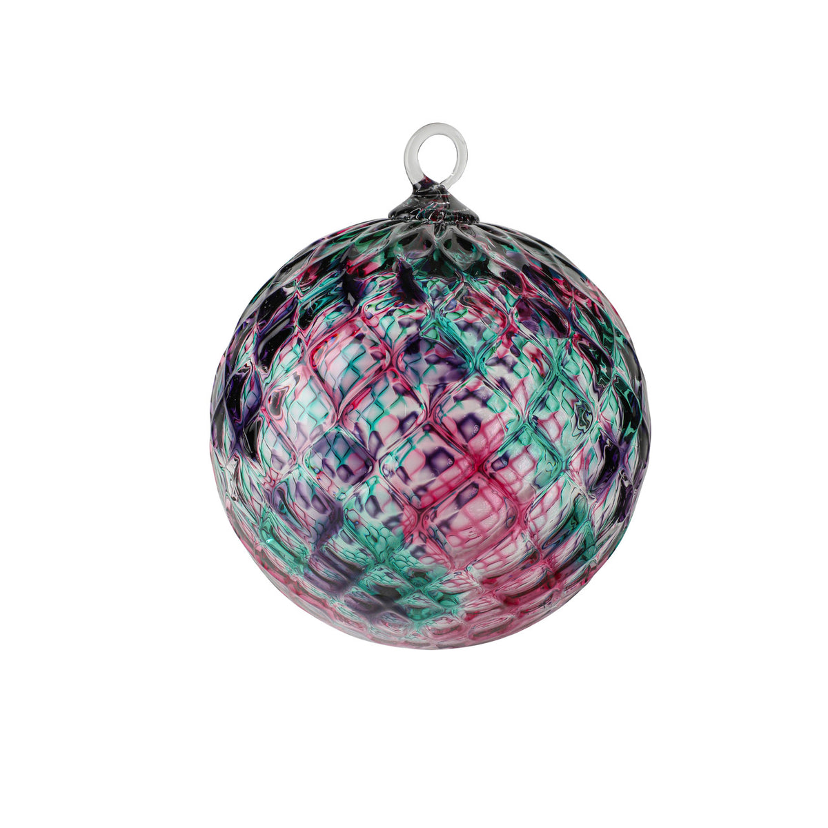 Holiday Sweater Handblown Glass Ornament