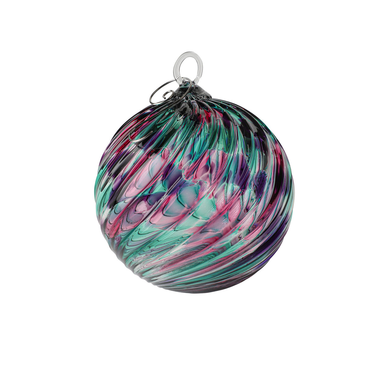 Holiday Sweater Handblown Glass Ornament