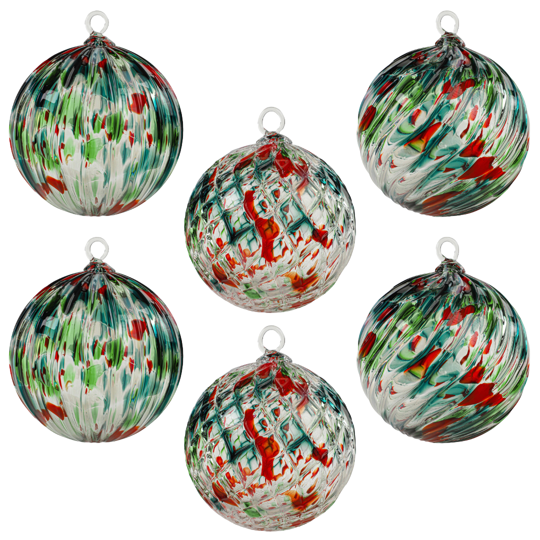 Holiday Traditions Handblown Glass Ornament