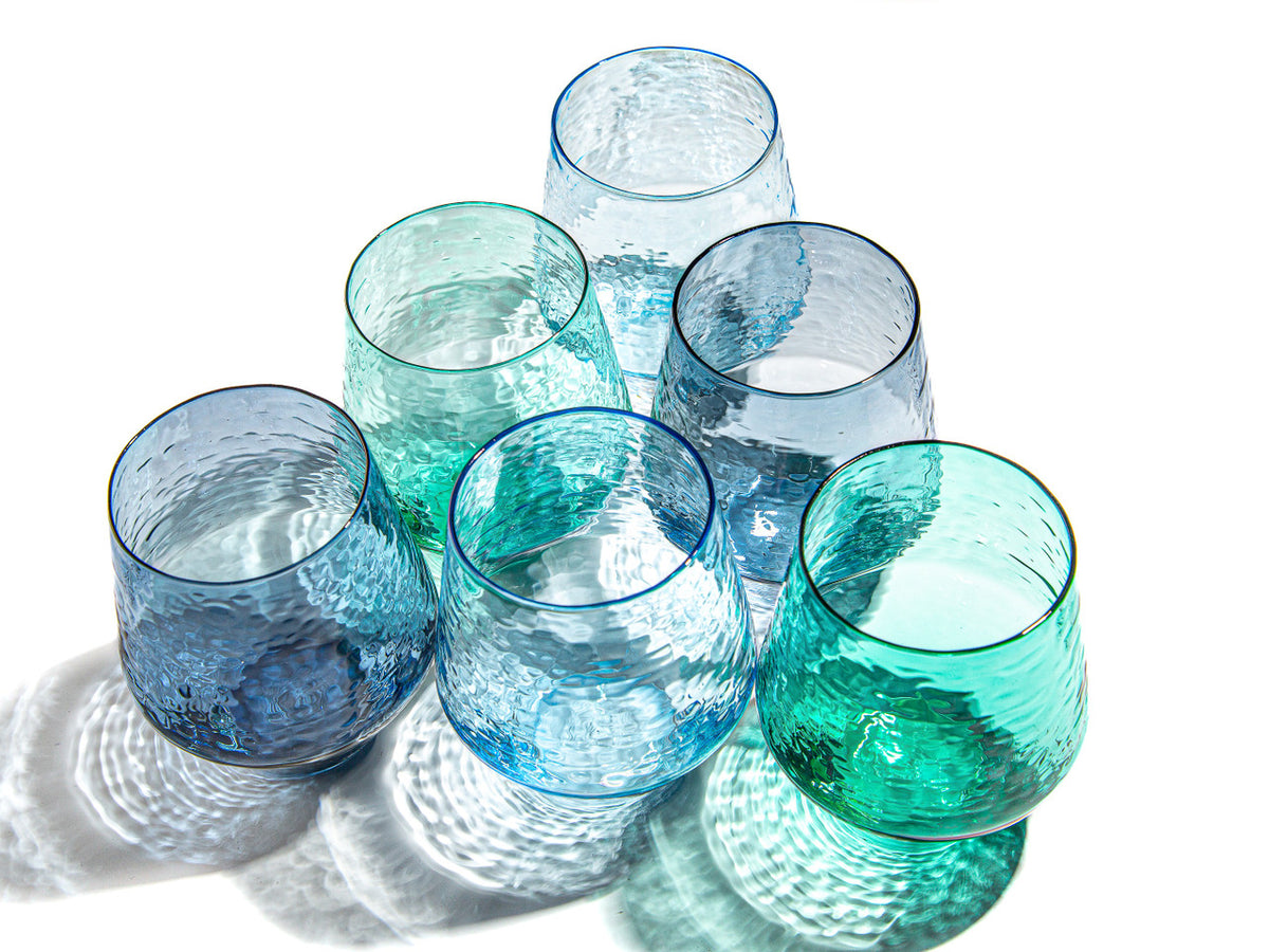 HYDRATE Set of 6 | Sparkling Stemless Glassware