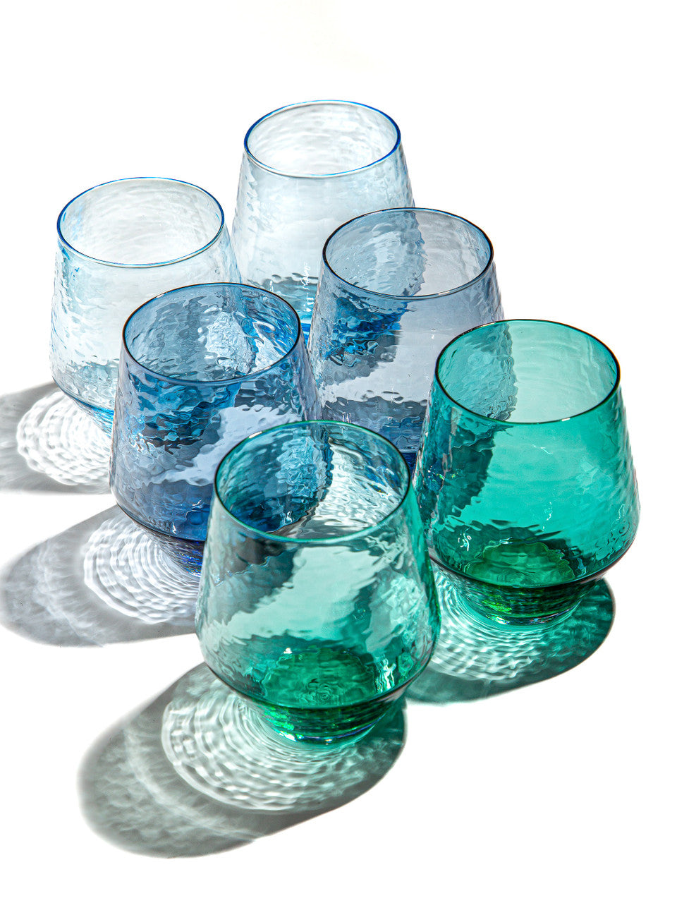 HYDRATE Set of 6 | Sparkling Stemless Glassware