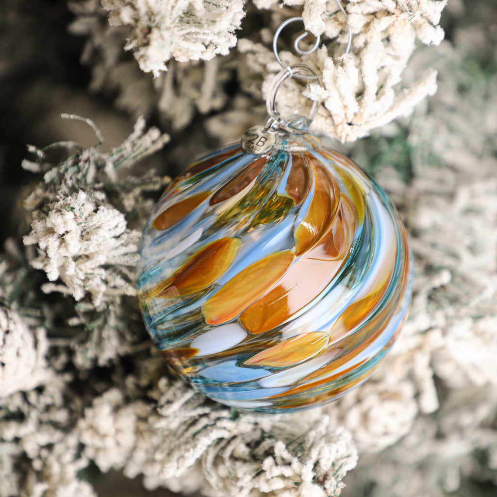 Autumn Solstice Handblown Glass Ornament