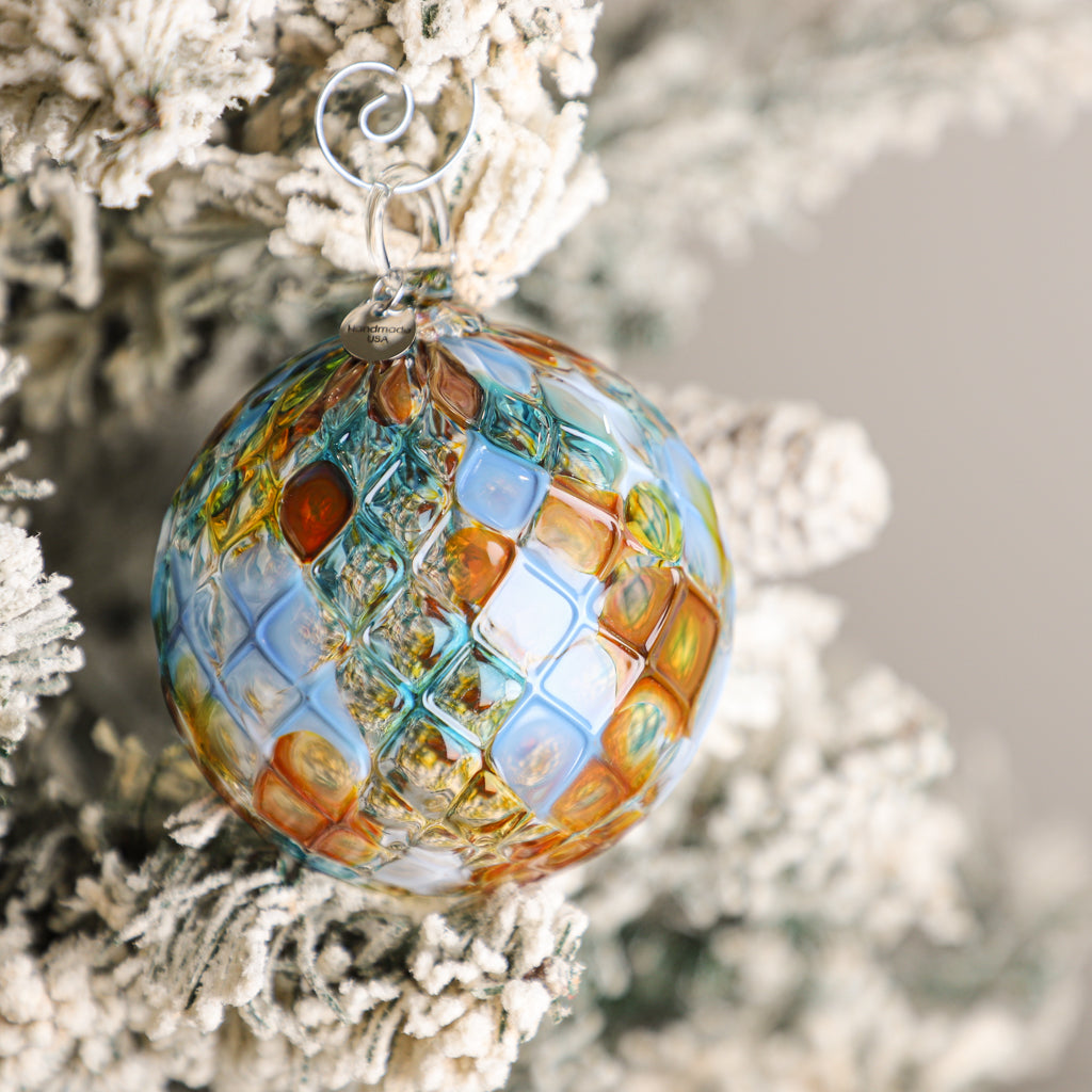 Autumn Solstice Handblown Glass Ornament