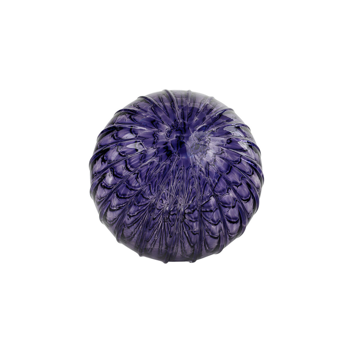 Indigo Handblown Glass Ornament