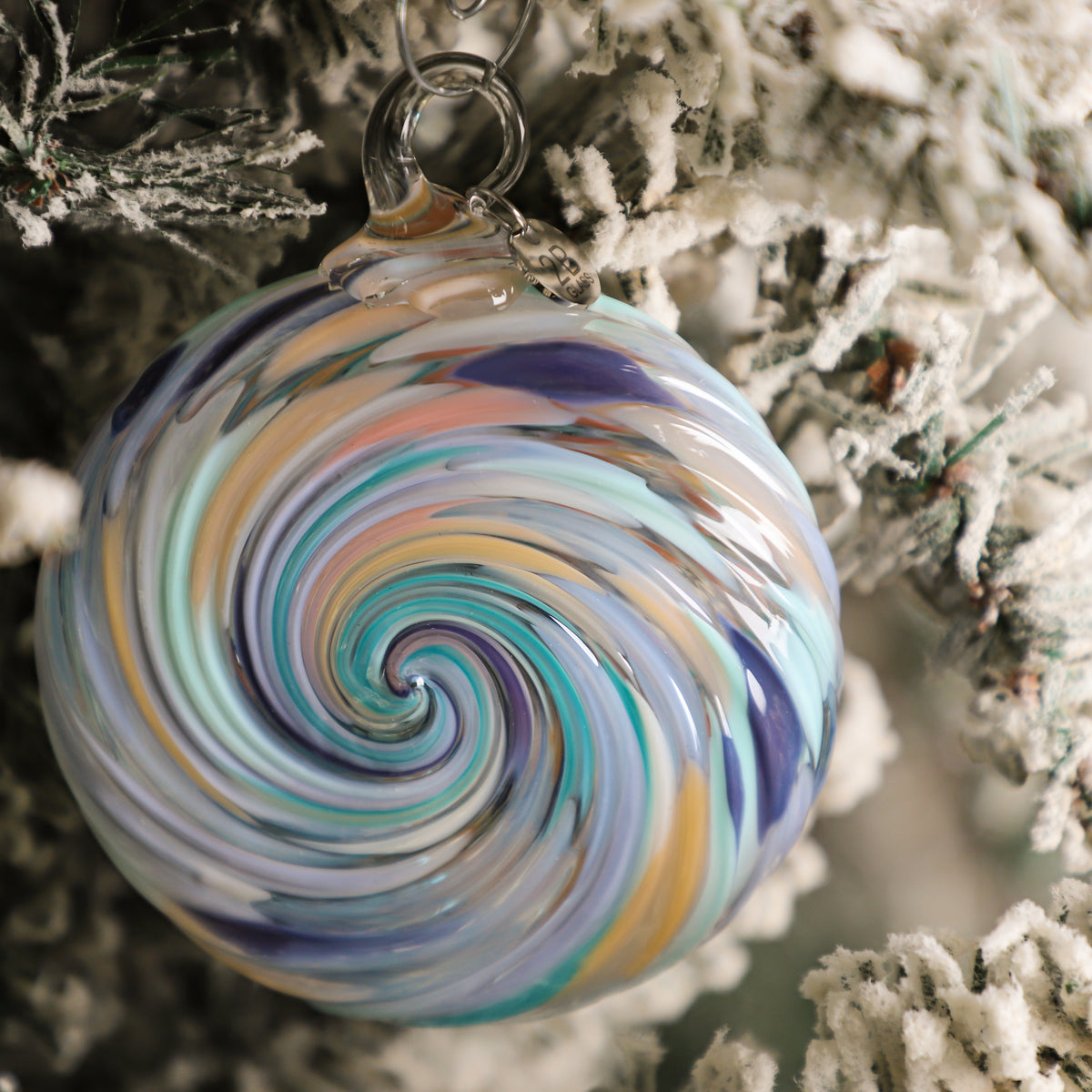 Island Holiday Handblown Glass Ornament