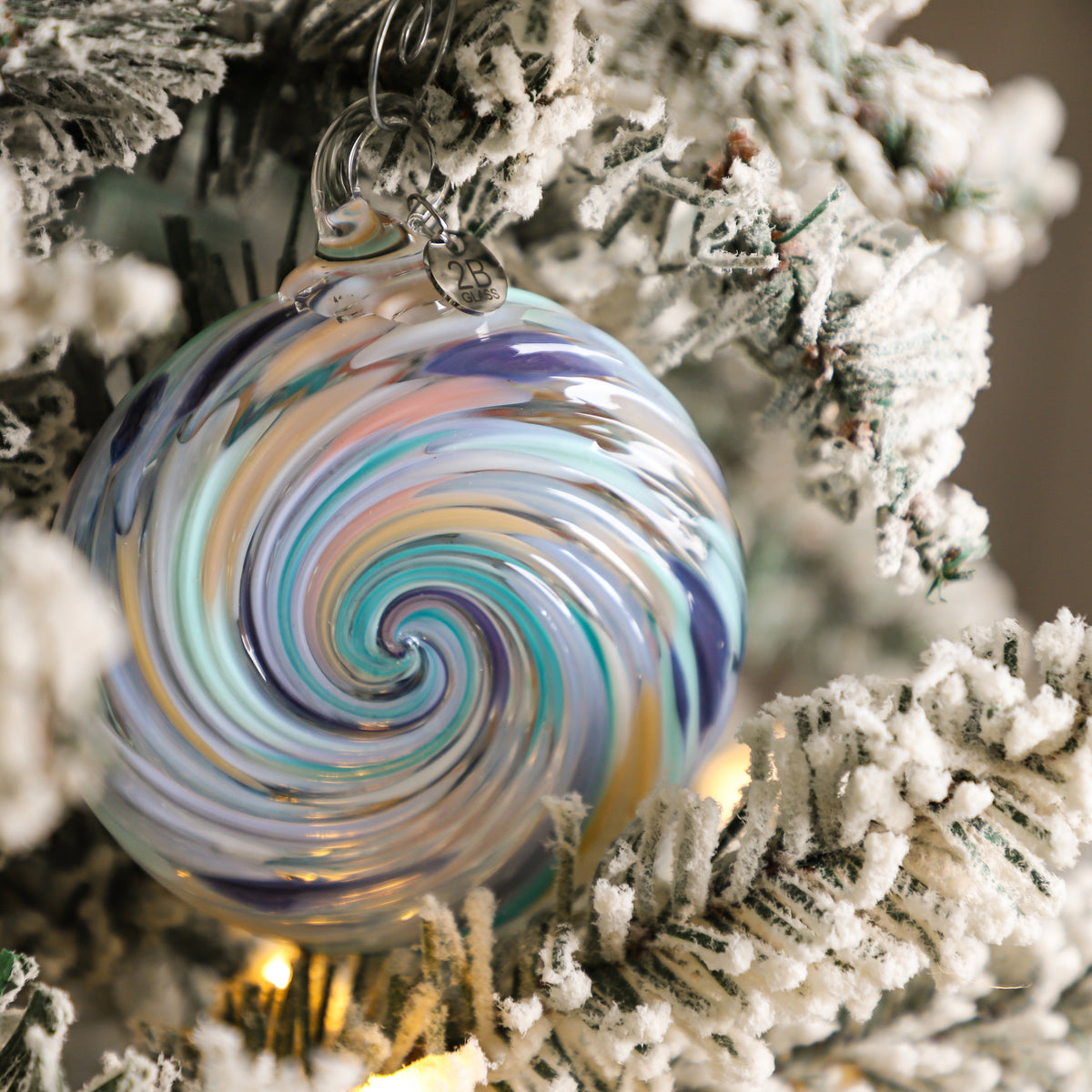 Island Holiday Handblown Glass Ornament