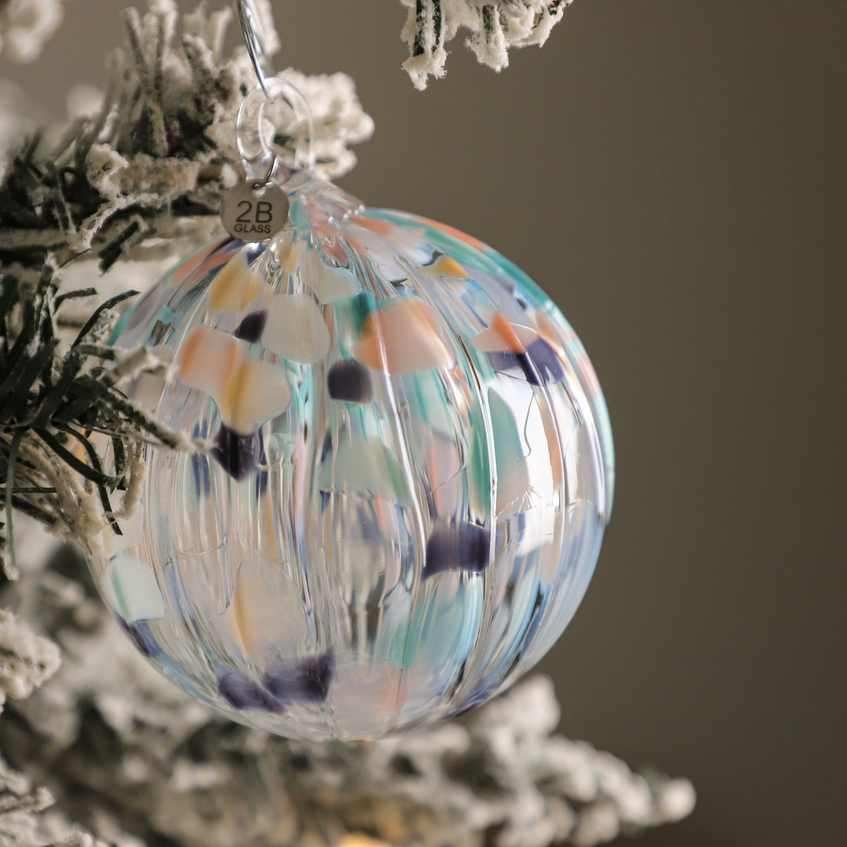Island Holiday Handblown Glass Ornament