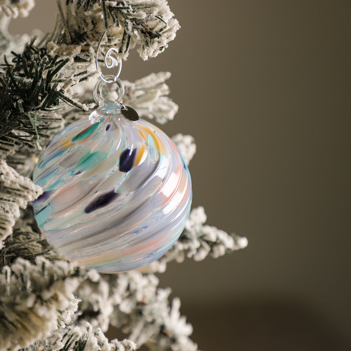 Island Holiday Handblown Glass Ornament