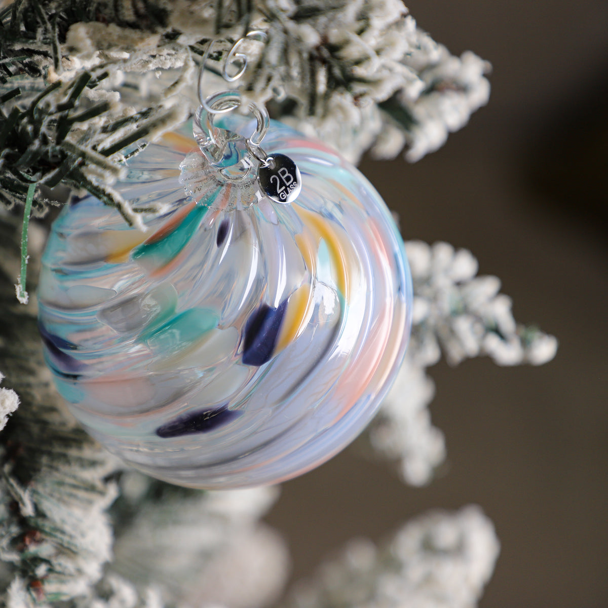 Island Holiday Handblown Glass Ornament
