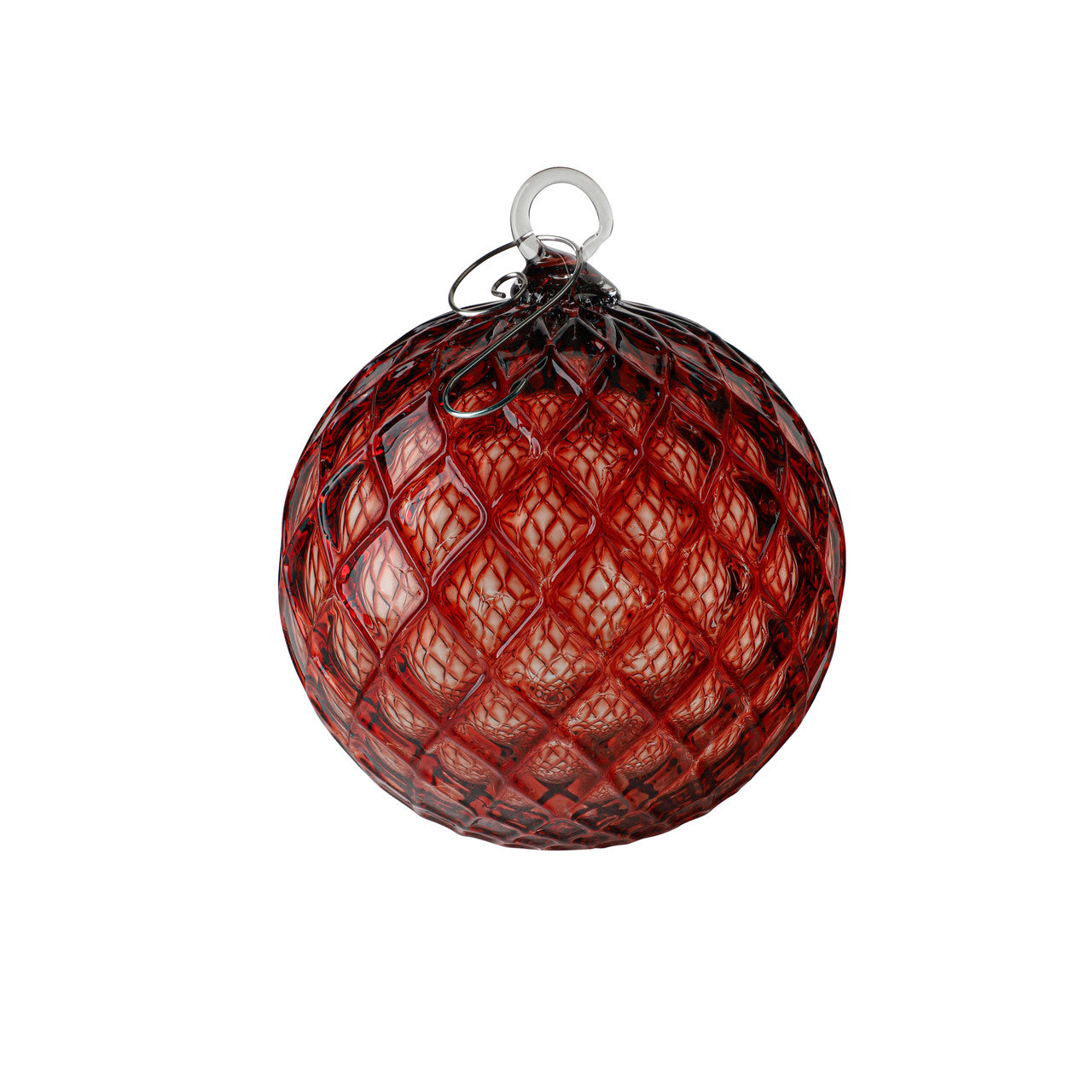 Wintergreen Set of 6 Mixed Handblown Glass Ornaments