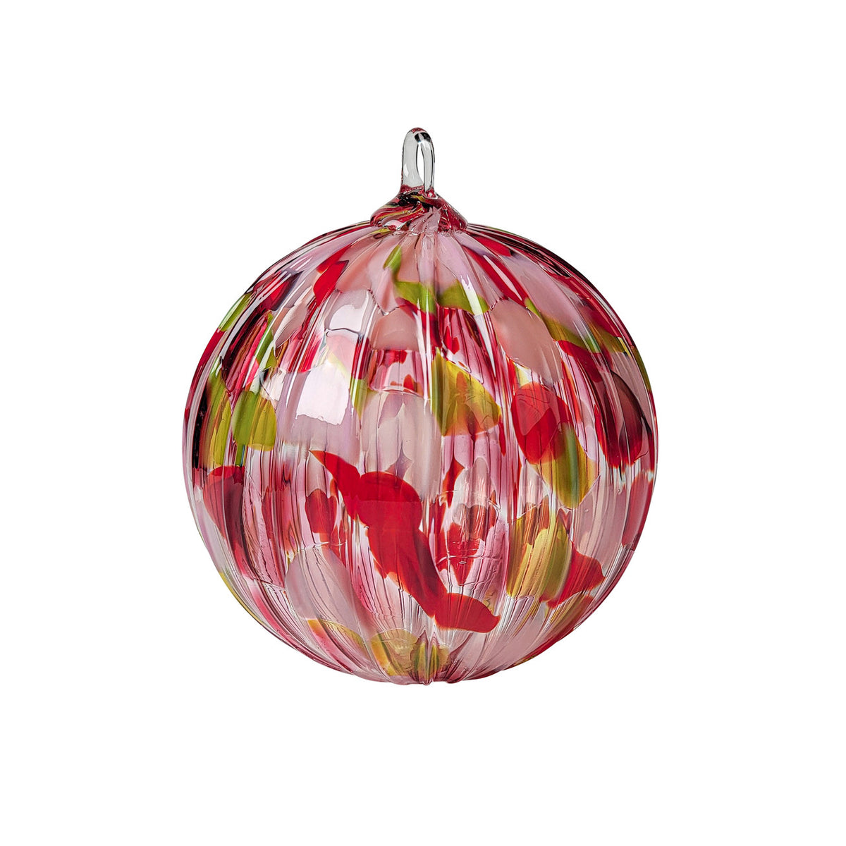 Jolly Handblown Glass Ornament