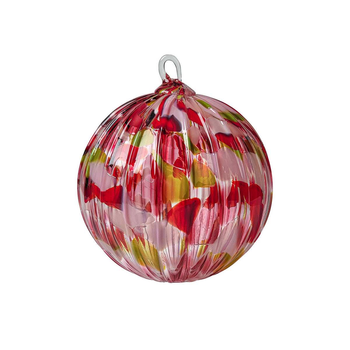 Jolly Handblown Glass Ornament