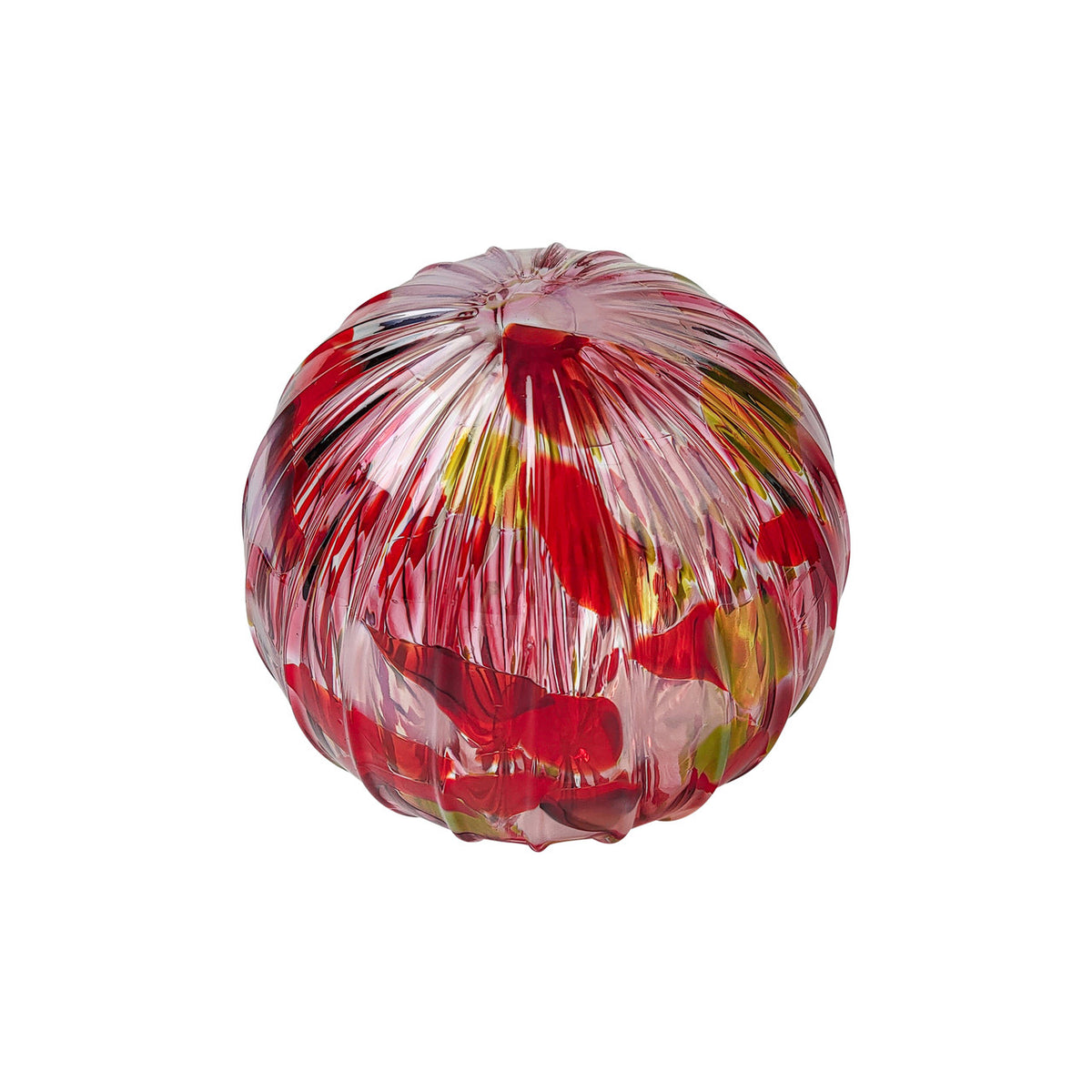 Jolly Handblown Glass Ornament
